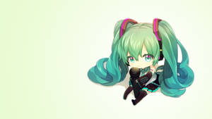 Chibi Anime Hatsune Miku Wallpaper