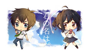 Chibi Anime Kimi No Na Wa Wallpaper