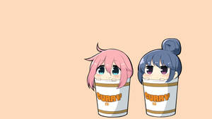 Chibi Anime Yuru Camp Nadeshiko Rin Wallpaper