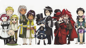 Chibi Black Butler Group Wallpaper