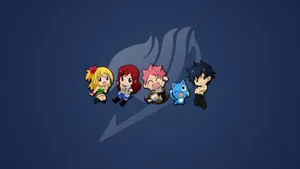 Chibi Fairy Tail Characters Wallpaper
