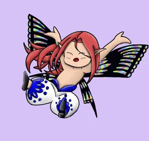 Chibi Gloxinia Fan Art Wallpaper