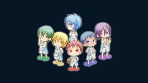 Chibi Kuroko No Basket Characters Wallpaper