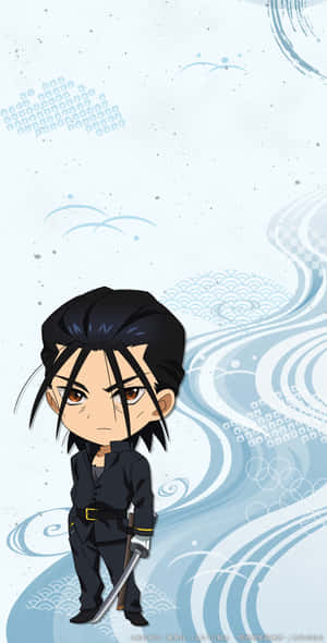 Chibi_ Saito_ Hajime_ Rurouni_ Kenshin Wallpaper