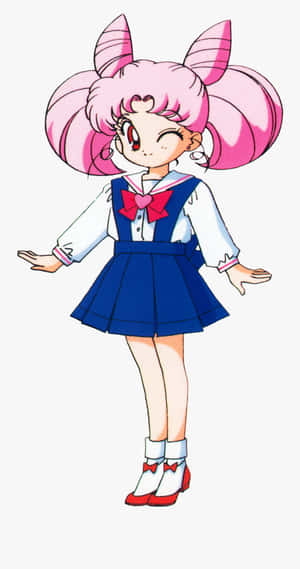 Chibiusa Brings Justice With The Power Of The Sailor Senshi - Wallpaper