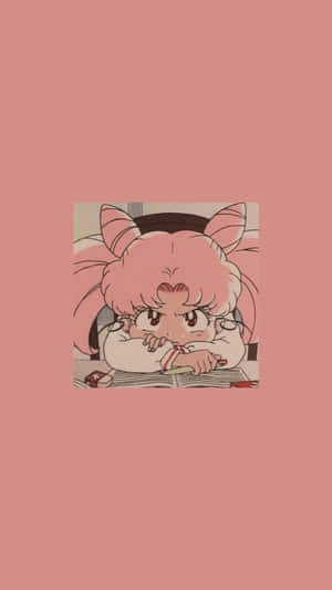 Chibiusa Tsukino, The Ever-determined Pupil Of Sailor Moon Wallpaper