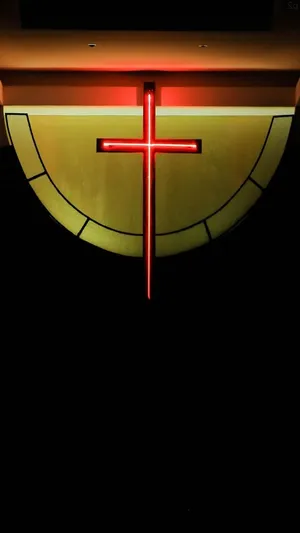 Chic Cross Phone Lock Screen Wallpaper