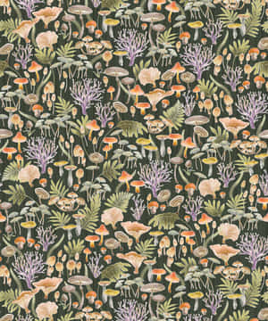 Chic Small Plant Background Wallpaper