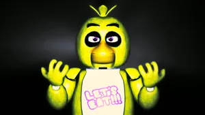 Chica The Chicken - Spotlight On Stage Wallpaper