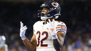 Chicago Bears Running Back Action Shot Wallpaper