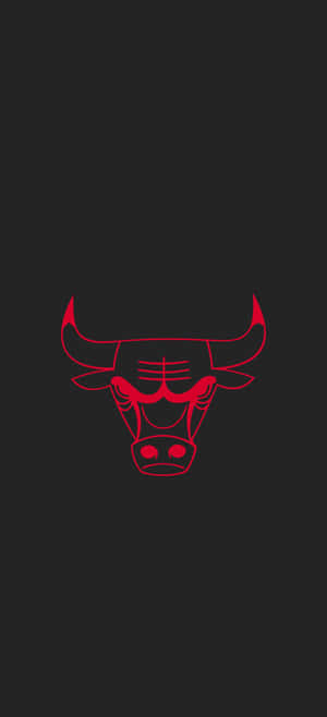 Chicago Bulls Neon Red Phone Wallpaper