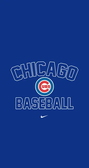 Chicago Cubs Baseball Poster Wallpaper