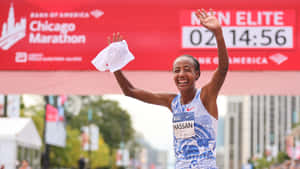 Chicago Marathon Victory Celebration Wallpaper