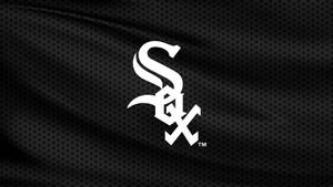 Chicago White Sox Black Mesh Texture Wallpaper