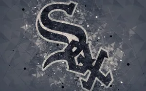 Chicago White Sox Polygon Texture Wallpaper