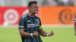 Chicharito Celebrating On Field Wallpaper