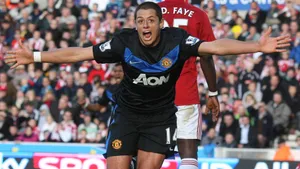 Chicharito Celebration Manchester United Wallpaper