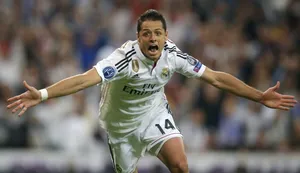 Chicharito Celebration Real Madrid Wallpaper