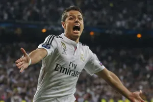 Chicharito Celebration Real Madrid Wallpaper