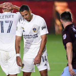 Chicharito Concerned Look During Match Wallpaper