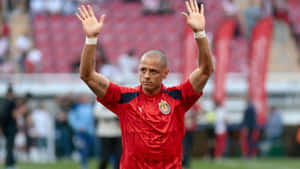 Chicharito Wavingon Field Wallpaper