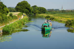 Chichester Canal Boat Trip Wallpaper