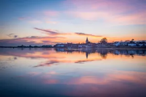 Chichester Waterfront Sunset Wallpaper
