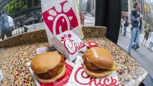 Chick Fil A In Fish Eye Wallpaper