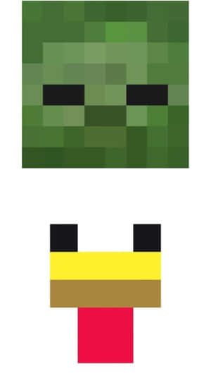 Chicken Jockey Minecraft Mob Wallpaper