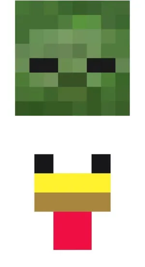 Chicken Jockey Minecraft Mob Wallpaper