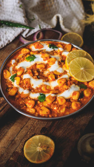 Chicken Masala Indian Food 4k Wallpaper