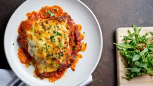 Chicken Parmigiana Cheese Tomato Sauce Overloaded Wallpaper