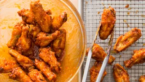Chicken Wings Cooling Rack Wallpaper