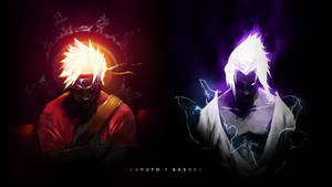 Chidori Glowing Heads Wallpaper