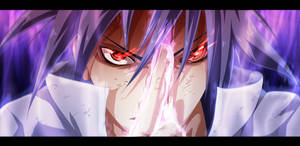 Chidori Sasuke Fan Art Wallpaper