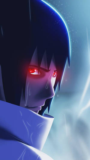 Chidori Sasuke Red Eyes Wallpaper