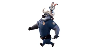 Chief Bogo And Judy Hopps Wallpaper