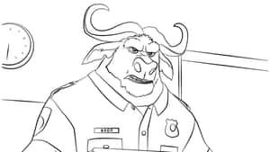 Chief Bogo In Police Uniform Wallpaper