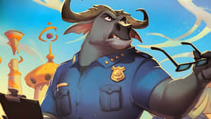 Chief Bogo In Zootopia Wallpaper