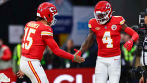 Chiefs Handshake Celebration Wallpaper