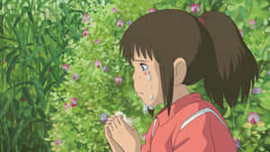 Chihiro Tearful Moment Wallpaper