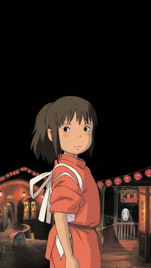 Chihiro, The Courageous Heroine Of Spirited Away Wallpaper