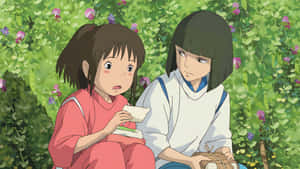 Chihiroand Haku Spirited Away Wallpaper