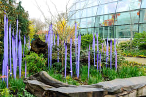 Chihuly Garden Glass Exhibit Wallpaper