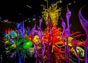 Chihuly Glass Sculpture Garden Wallpaper