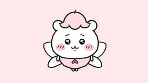 Chiikawa Angel Character Wallpaper