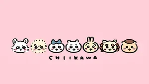 Chiikawa Characters Lineup Wallpaper