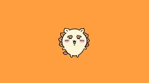 Chiikawa Cute Lion Character Wallpaper