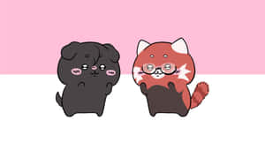 Chiikawa Friends Cute Expressions Wallpaper