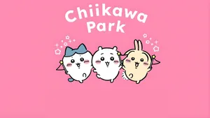 Chiikawa Park Characters Wallpaper